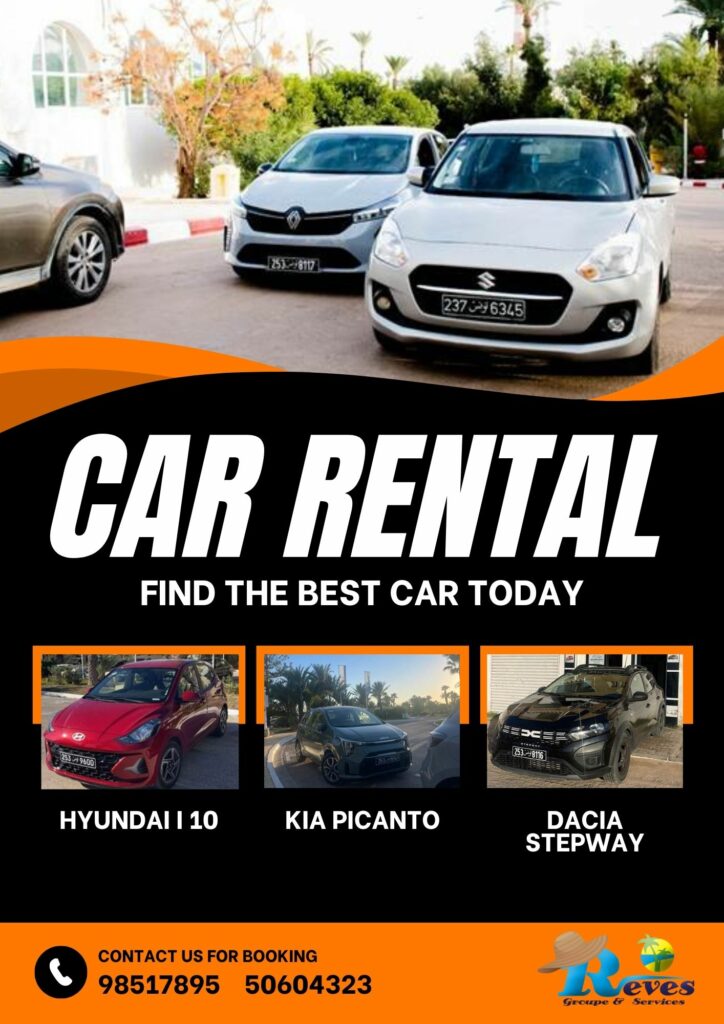 Profitez de nos meilleurs offres de prix pour location voiture , transfert , excursion et divers produits à thème .