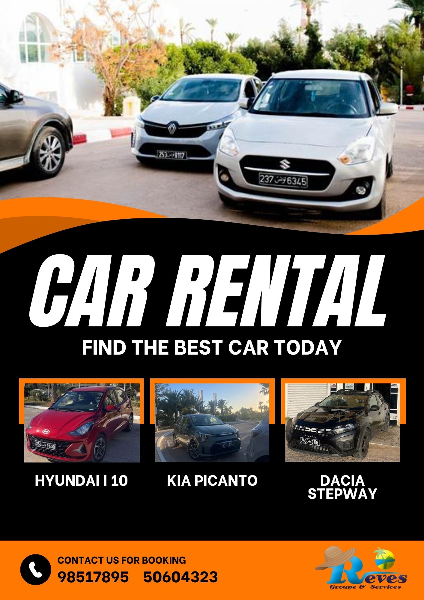 Profitez de nos meilleurs offres de prix pour location voiture , transfert , excursion et divers produits à thème .